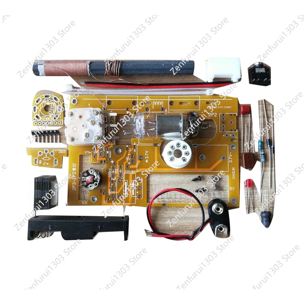 Diy Lamp Electronics - DIY-Bausätze 2P2 Elektronenröhren-Einzelröhren-Mittelwellenradio 2P3 Radio-Bausätze