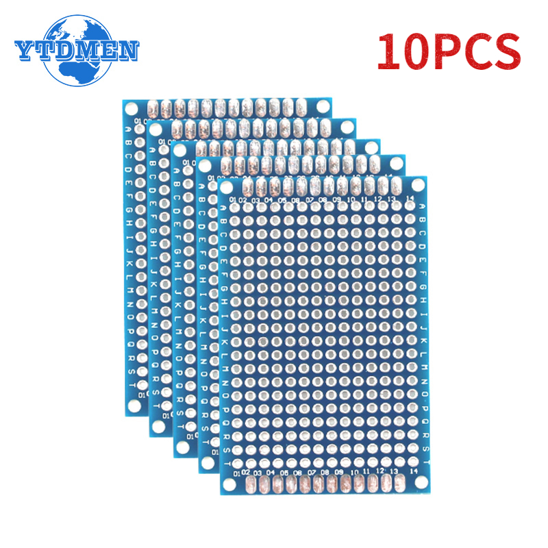 Diy Electronics Gadget - 10pcs 4x6cm doppelseitige Leiterplatte Prototyp Universal