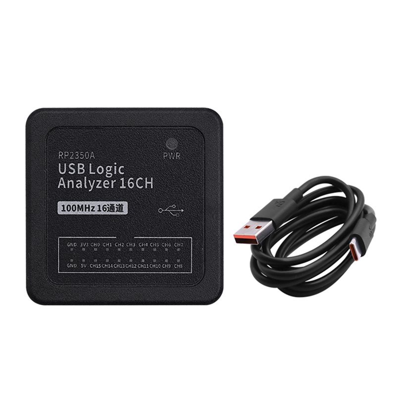 Logic Analyzer Usb - AAAF RP2350A Mikrocontroller 16-Kanal USB-C USB