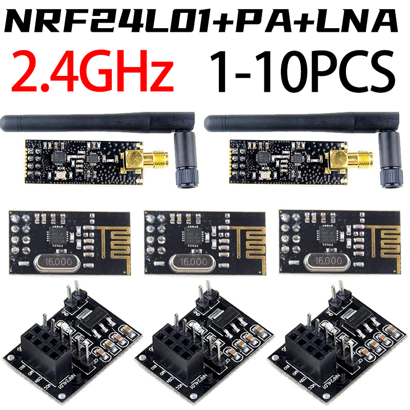 Nrf24L01 Module Wireless - NRF24L01+ 2,4G drahtloses Datenübertragungsmodul 2,4 GHz
