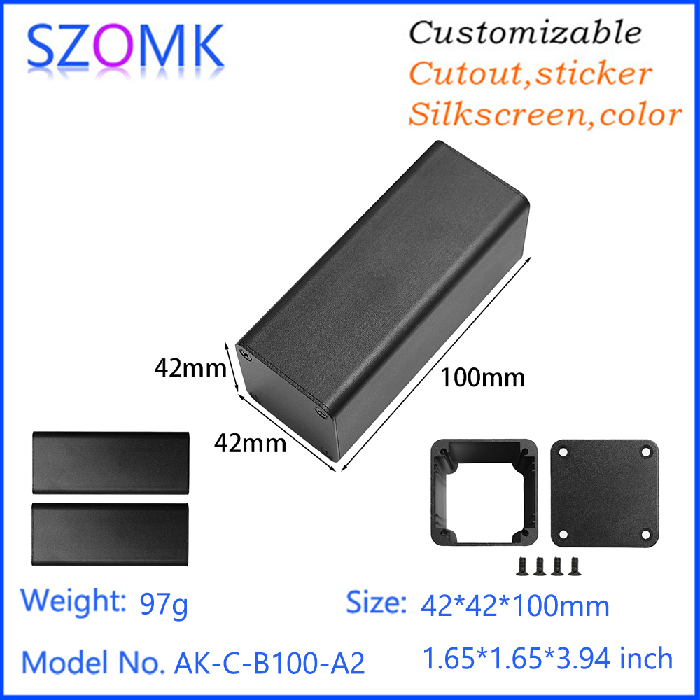 Diy Electronics For Sale - 1 Stück 42*42*100mm SZOMK Bestseller PCB-Netzschaltergehäuse