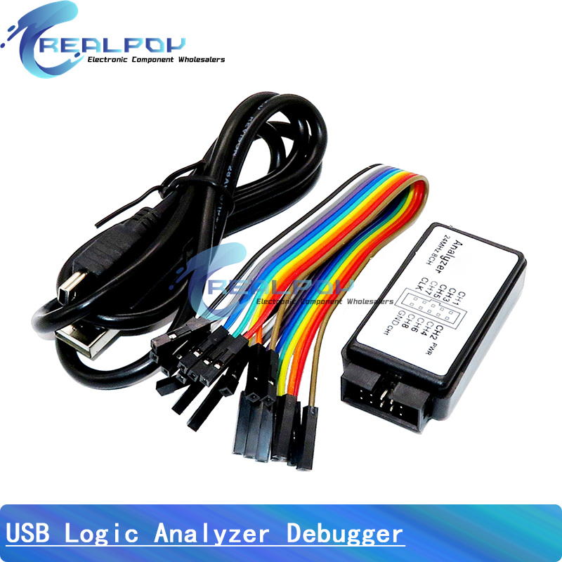Logic Analyzer Usb - USB-Logikanalysator 24 MHz 8 Kanäle 24