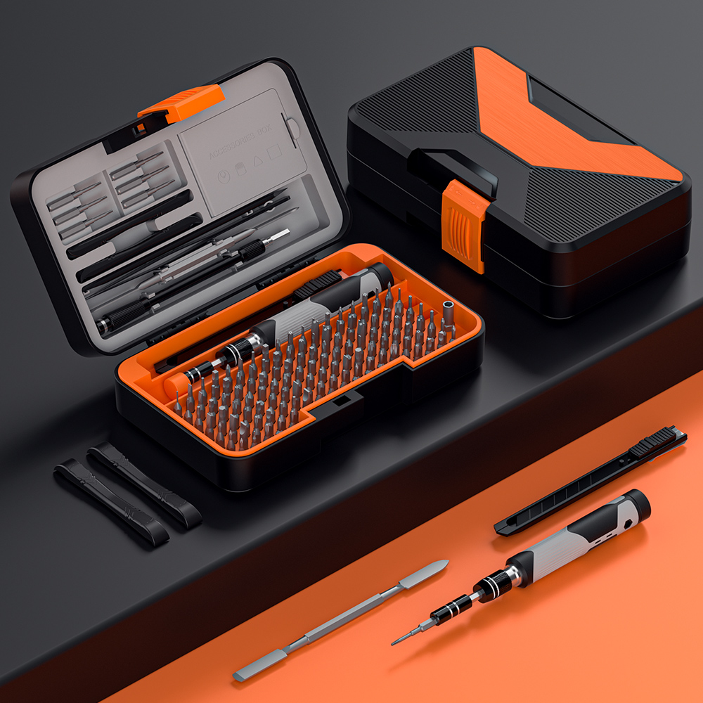 Diy Electronics Repair Kit - 166-in-1 Präzisions-Schraubendreher-Set Magnetisches Reparatur-Werkzeugset für PC