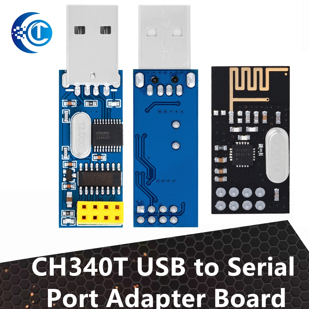 Nrf24L01 Module Wireless - Für Arduino – CH340T USB-zu-Seriell-Port-Adapterplatine +