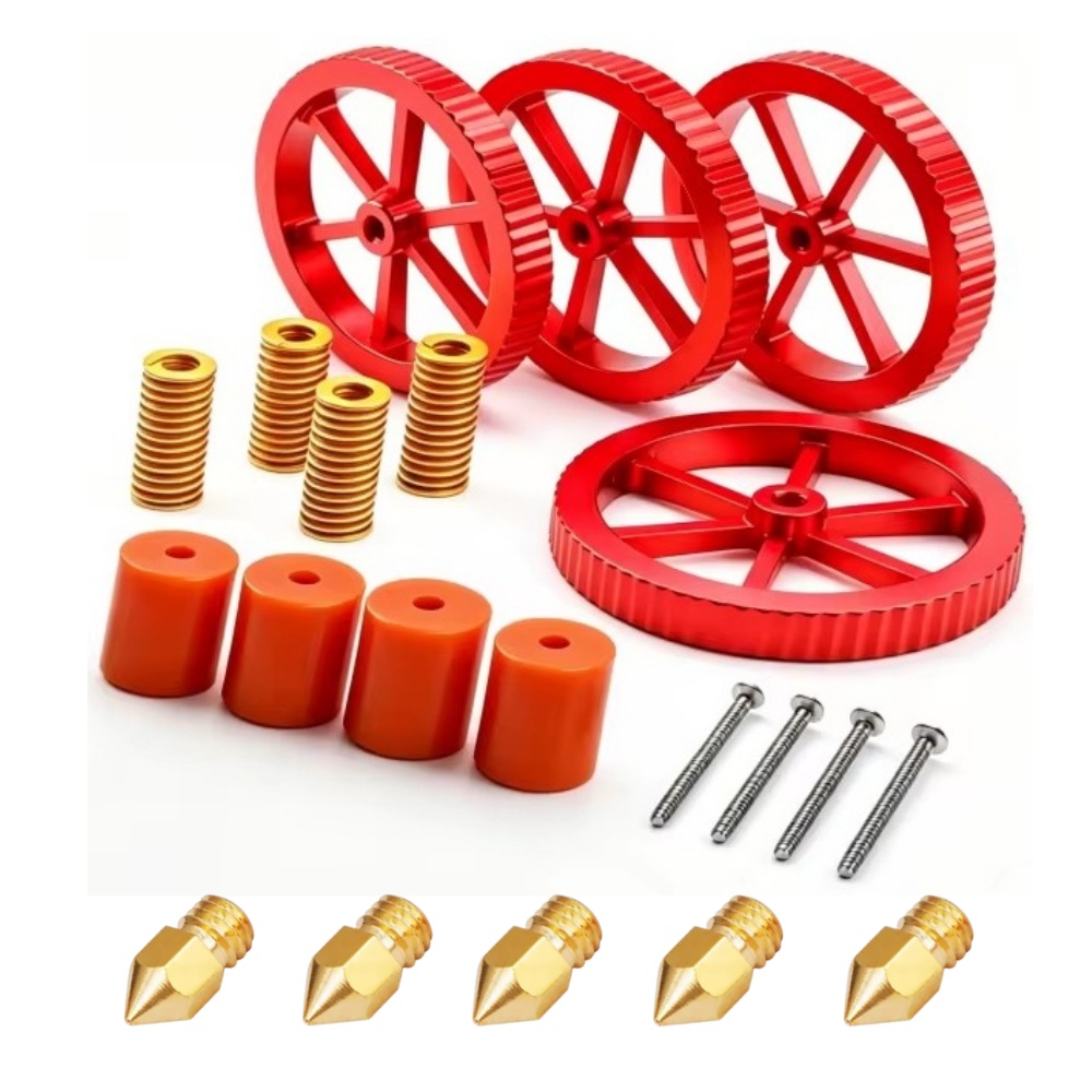 Creality Printer K1 - Ender 3 Federn-Upgrade-Kit, Heizbett-Nivellierungsset für Ender