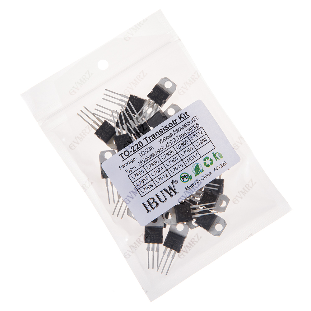 28-teiliges L7805 14-Werte TO- – Lm317 Voltage Regulator Bewertung und Preis