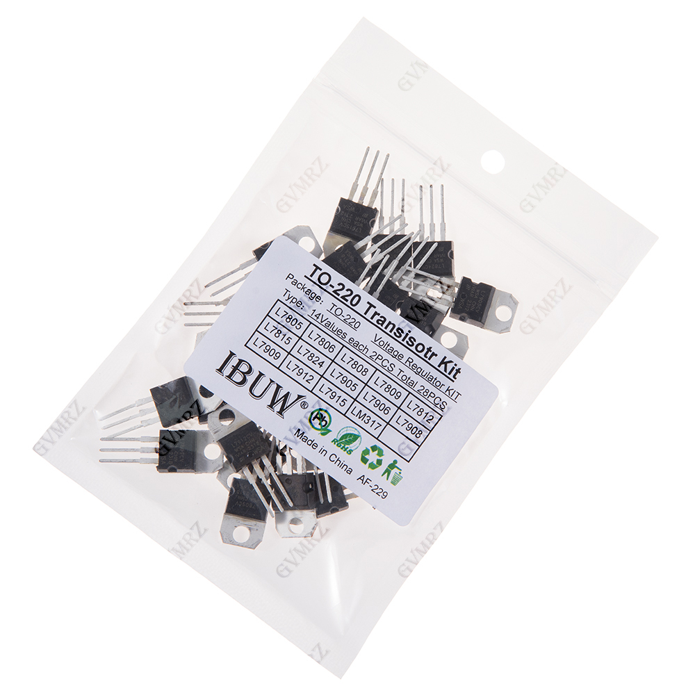 28-teiliges L7805 14-Werte TO- – Lm317 Voltage Regulator Bewertung und Preis