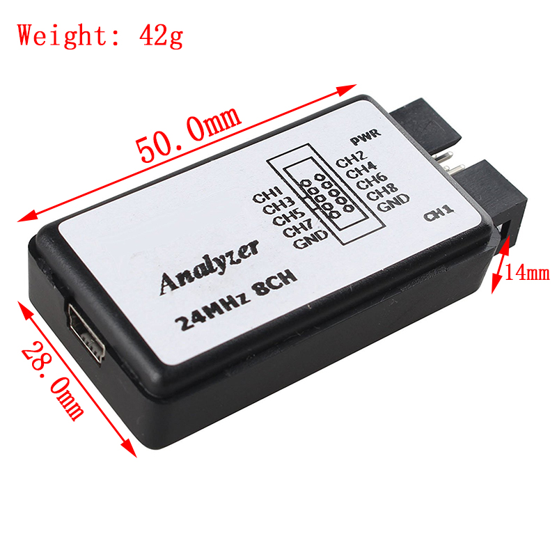 USB-Logik analysator 24MHz 8 K – Logic Analyzer Usb Bewertung und Preis