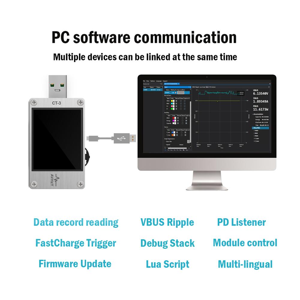 AVHzY USB 3.1 Leistungsmesser  – Logic Analyzer Usb Bewertung und Preis