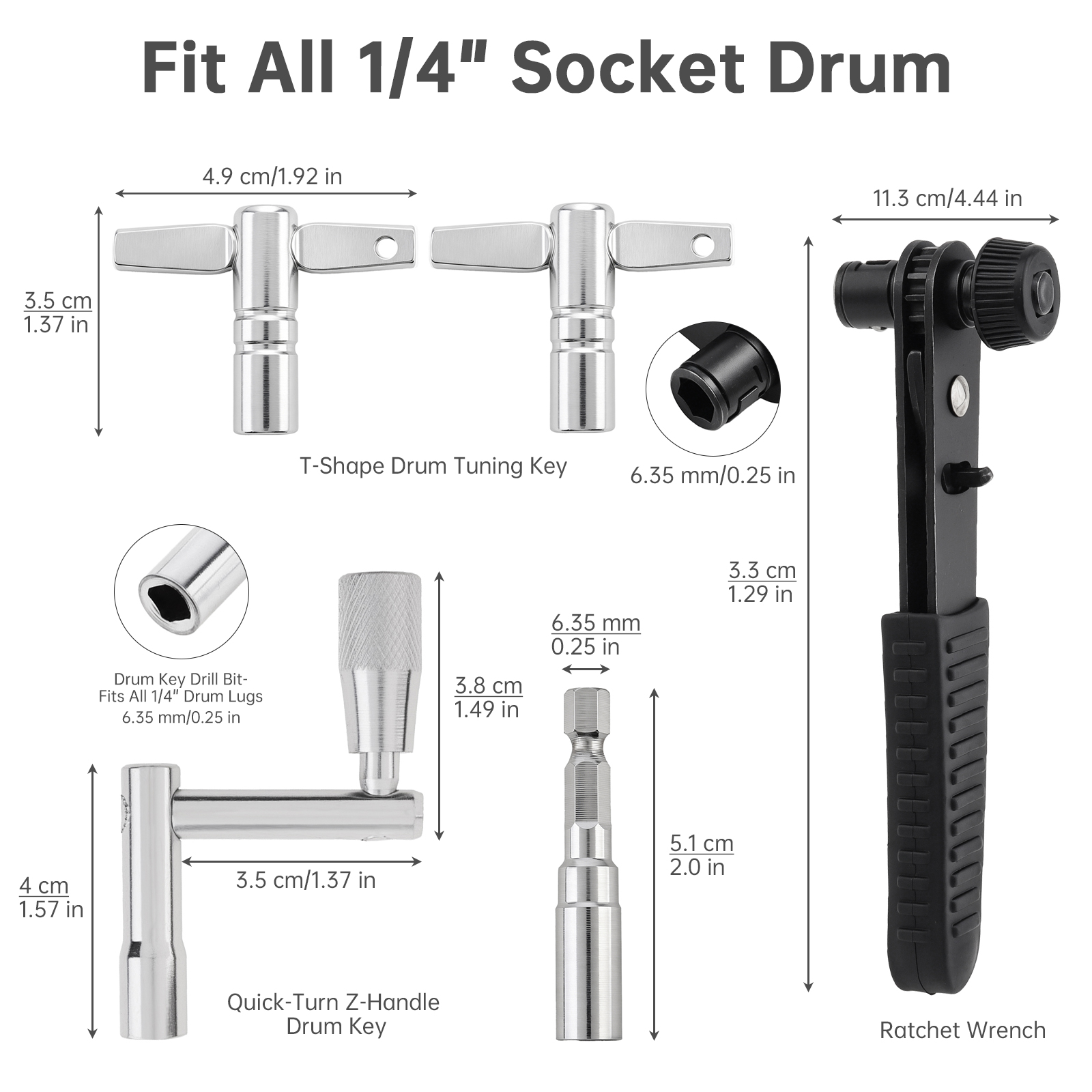 5-teiliges Trommel-Stimmset fü – Diy Electronics For Home Bewertung und Preis