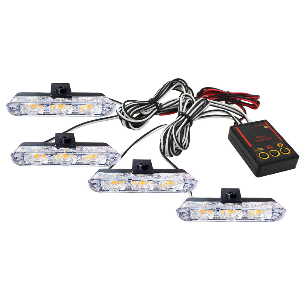 12V Auto-Kühlergrill-Strobosko – Diy Lamp Electronics Bewertung und Preis