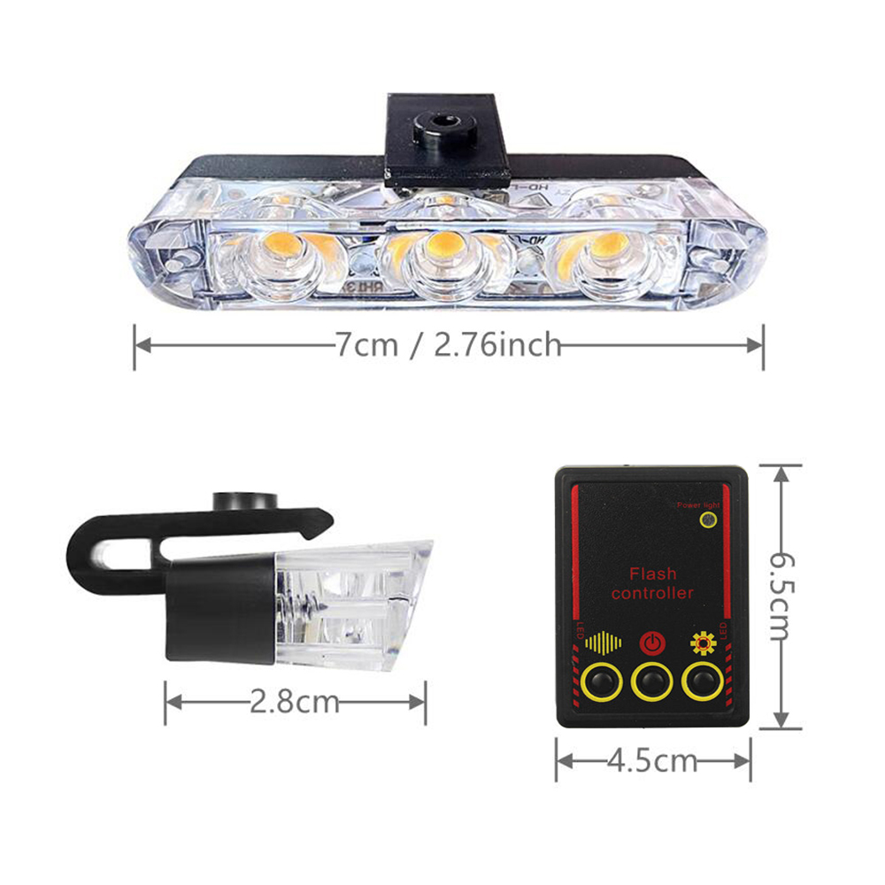 12V Auto-Kühlergrill-Strobosko – Diy Lamp Electronics Bewertung und Preis