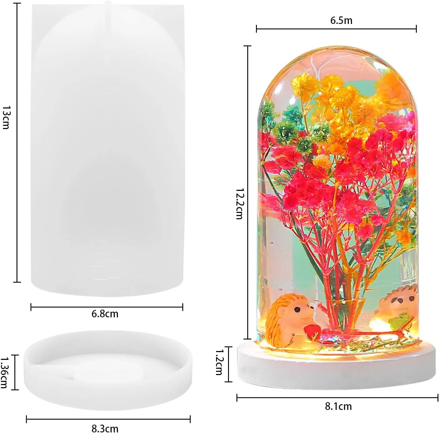 DIY Kristall Epoxidharz Form L – Diy Lamp Electronics Bewertung und Preis