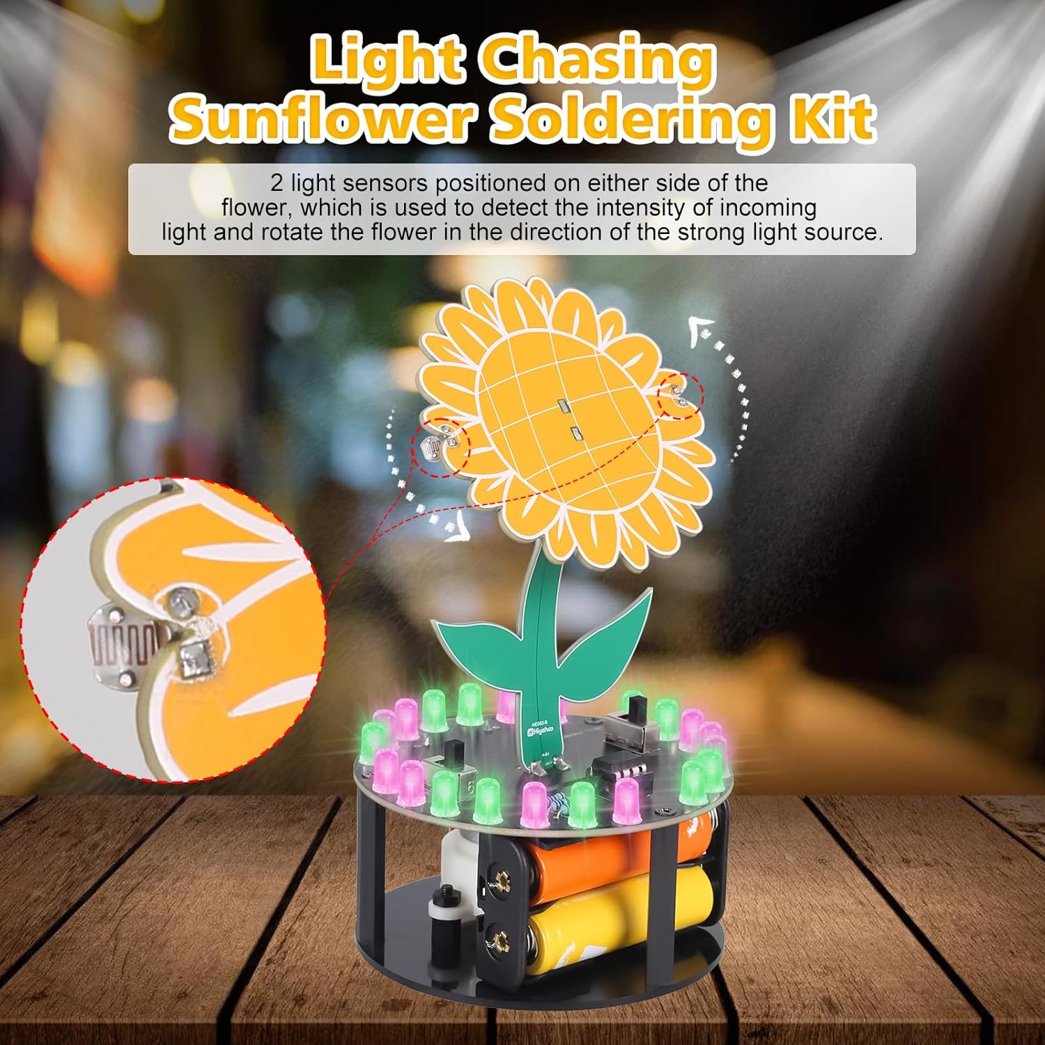 Lichtjagd-Sonnenblumen-Lötset, – Diy Electronics Ideas Bewertung und Preis