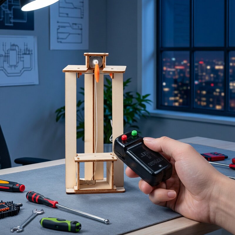 DIY Elektrisches Aufzug-Modell – Diy Kit Elektronik Bewertung und Preis