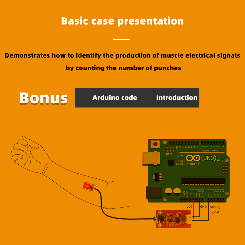 Biosensor EMG Biometrie Trocke – Diy Wearable Electronics Bewertung und Preis