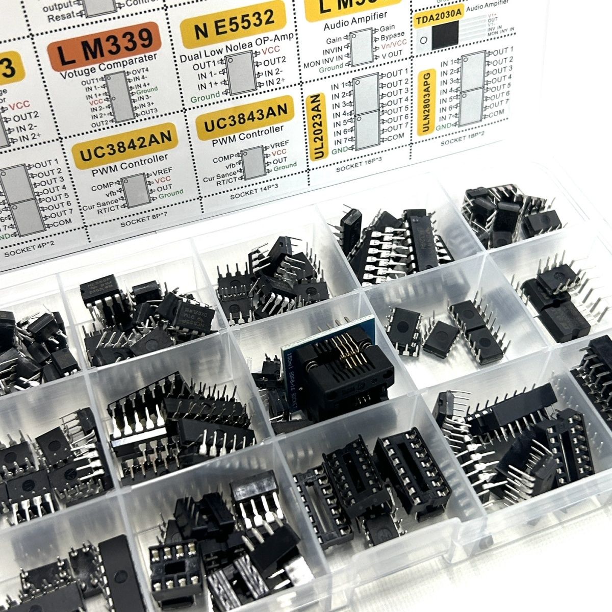 150-teiliges Sortiment IC-Chip – Diy Electronics For Home Bewertung und Preis