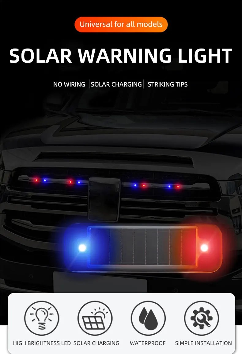 Mini LED Solar Power Auto Warn – Diy Lamp Electronics Bewertung und Preis