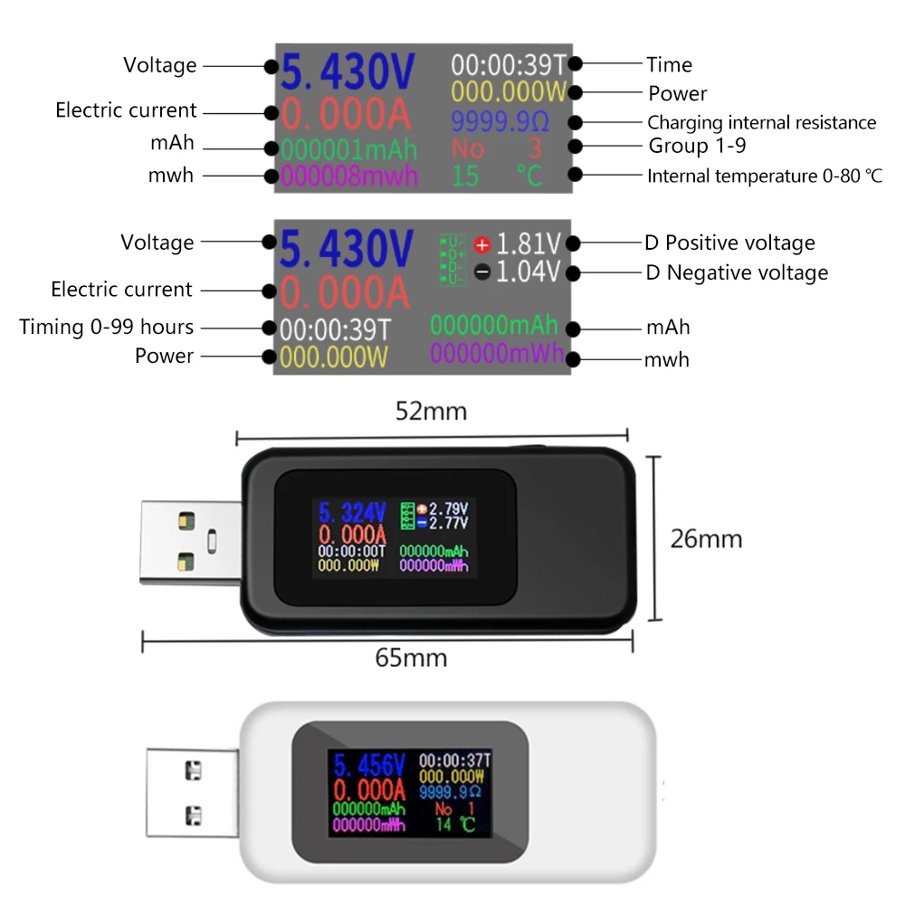 10-in-1-USB-Tester DC Digital  – Logic Analyzer Usb Bewertung und Preis